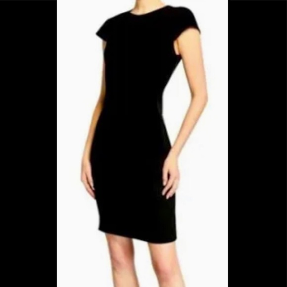 Tahari Arthur S. Levine Sheath Dress With Bow Accent - Picture 1 of 3